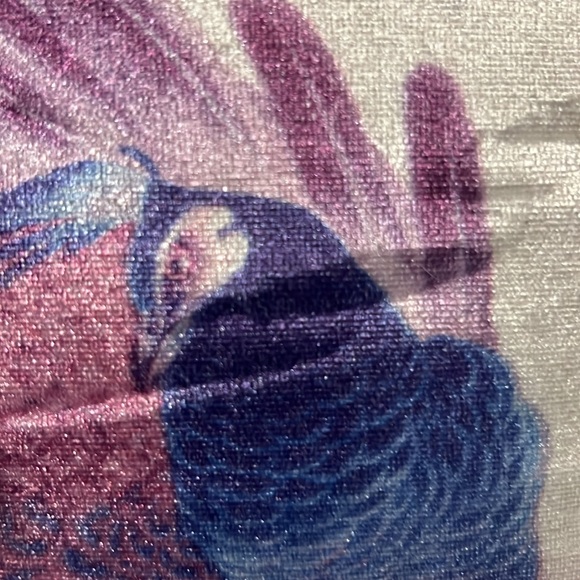 2 Velvet Pink & Purple Colored Peacock Boho Mendella Throw Pillows Decor New - Picture 13 of 13